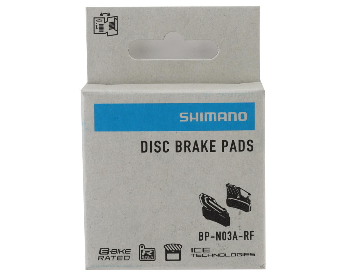 Shimano Disc Brake Pads (Resin) (w/ Cooling Fins) (NO3A-RF) (Shimano XTR/XT/SLX/CUES) (1 Pair)