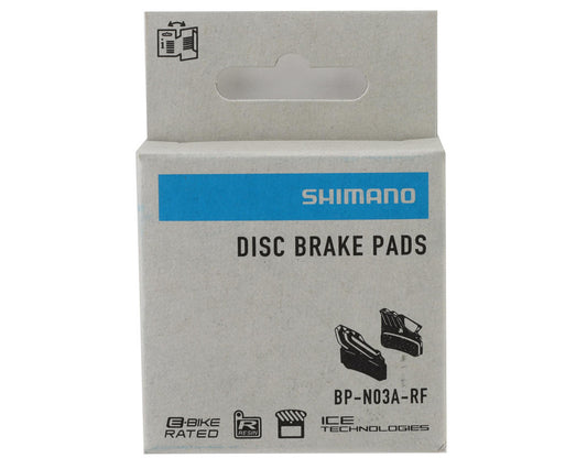 Shimano Disc Brake Pads (Resin) (w/ Cooling Fins) (NO3A-RF) (Shimano XTR/XT/SLX/CUES) (1 Pair)